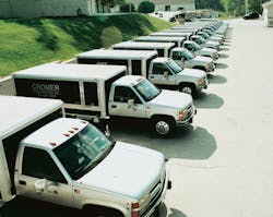 Trucks In A Row 11574998 Trucks In A Row 11574998