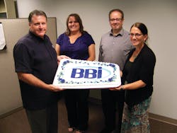 From left to right: Paul Van Vleck, General Manager Vend; Kim Delie, Inside Sales; Dana DuQuaine, Inside Sales; and Tammy Whittemore, National Inside Sales Manager