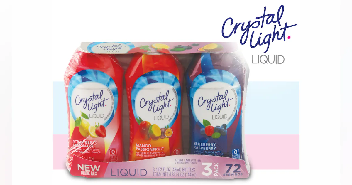 Give Water Sales A Splash Of Flavor With The New Crystal Light Liquid ...
