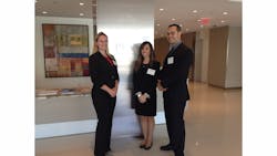 Elyssa Allahyar-Steiner (center), VP of Sales & Marketing at Avanti Markets, participated in NAMA's Public Policy Conference for the first time. Elyssa Allahyar-Steiner (center), VP of Sales & Marketing at Avanti Markets, participated in NAMA's Public Policy Conference for the first time.