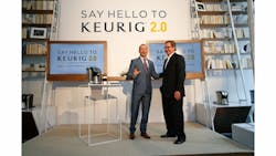 Executive producer, actor and singer Donnie Wahlberg and John Whoriskey, President, U.S. Sales and Marketing of Keurig, celebrated the opening of the Keurig 2.0 Pop-Up in New York and kicked off the 'Say Hello with Keurig 2.0' consumer sweepstakes. Executive producer, actor and singer Donnie Wahlberg and John Whoriskey, President, U.S. Sales and Marketing of Keurig, celebrated the opening of the Keurig 2.0 Pop-Up in New York and kicked off the 'Say Hello with Keurig 2.0' consumer sweepstakes.