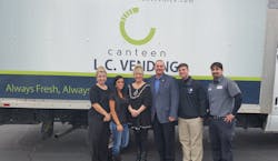 Dan Holt and his wife, Pattie, (center) are surrounded by their four children Holly, Carlie, Daniel and Levi who all work at Lincoln County Vending. Dan Holt and his wife, Pattie, (center) are surrounded by their four children Holly, Carlie, Daniel and Levi who all work at Lincoln County Vending.
