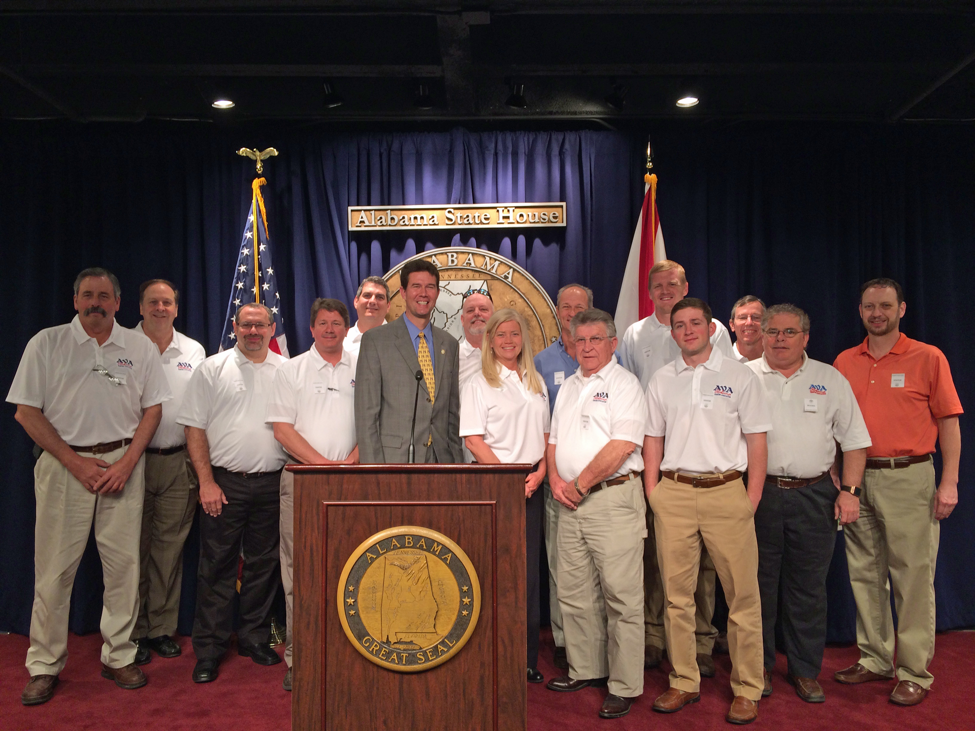 AVA members with Alabama Secretary of State John Merrill.