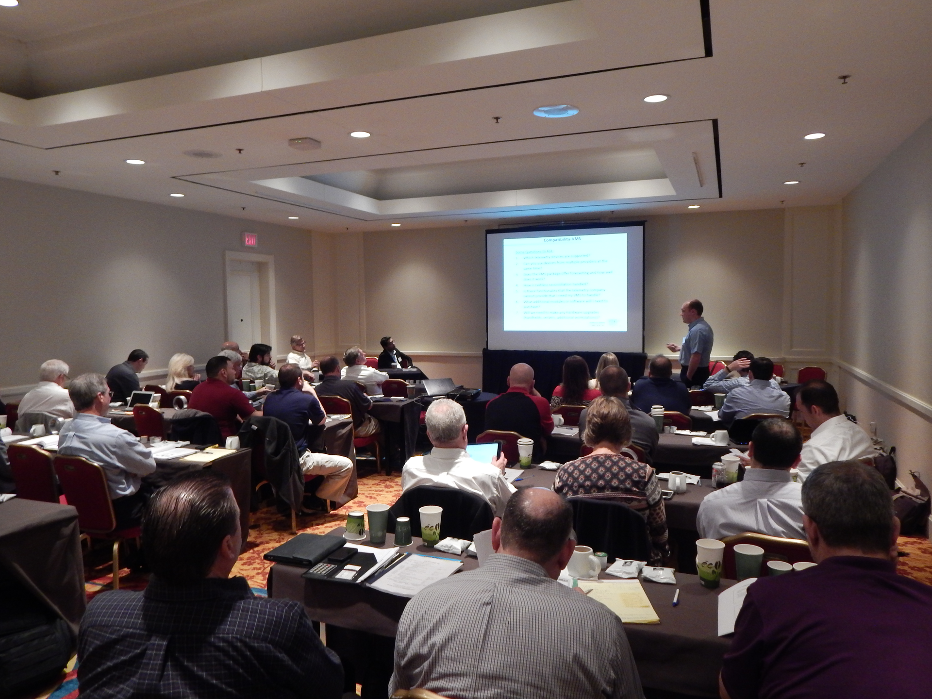 Bradlee Whitson, K&R Vending, speaking about telemetry.