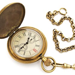clock pocket watch gold