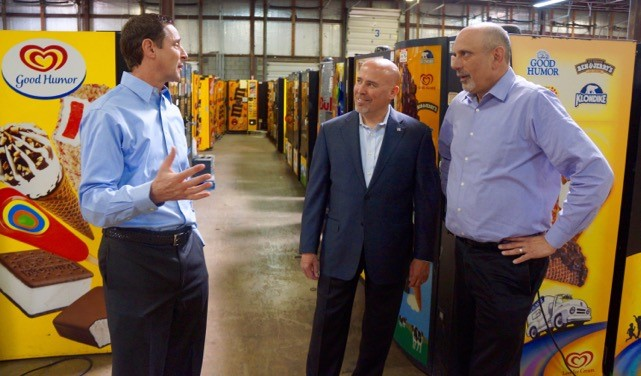 Ken Schwartz, President, Simco Logistics, Inc., Jack & Jill D.S.D. & Midlantic Vending Congressman Tom MacArthur (New Jersey-3rd District) Alan Drazen, Vice President, Midlantic Vending