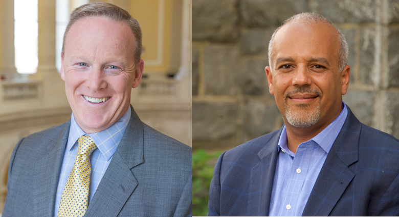 Sean Spicer (left), the Chief Strategist and Communications Director for the Republican National Committee (RNC) and Mo Elleithee (right), former communications director for the Democratic National Committee (DNC) and recently named founding Executive Director of Georgetown University&rsquo;s Institute of Politics and Public Service will take part in a special opportunity at the NAMA Fly-In.