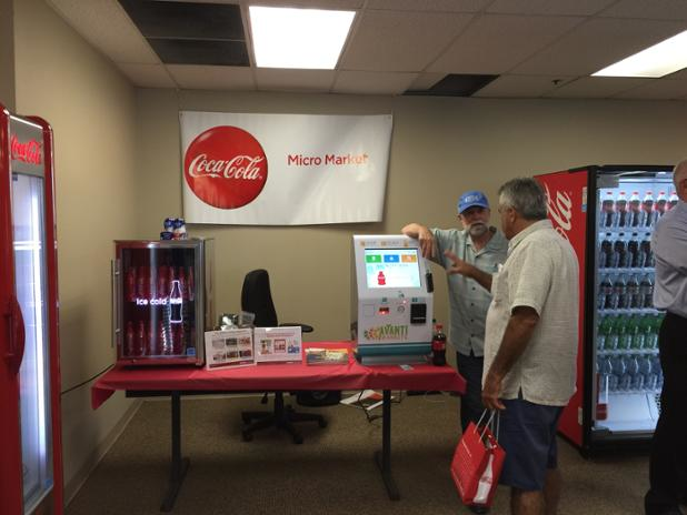 Stu Case, West Coast Account Representative for Avanti Markets, spoke with operators about the Avanti Markets platform and answered questions on the Executive Countertop kiosk.