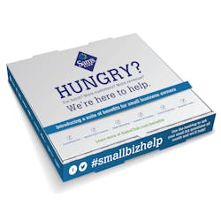 Sam&apos;s Club will deliver a special lunch in branded pizza boxes to select small business advocates and entrepreneurial incubators. (Photo: Business Wire)