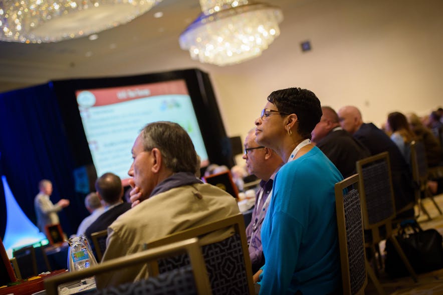 Industry members enjoy an educational session at this year&apos;s CTW.