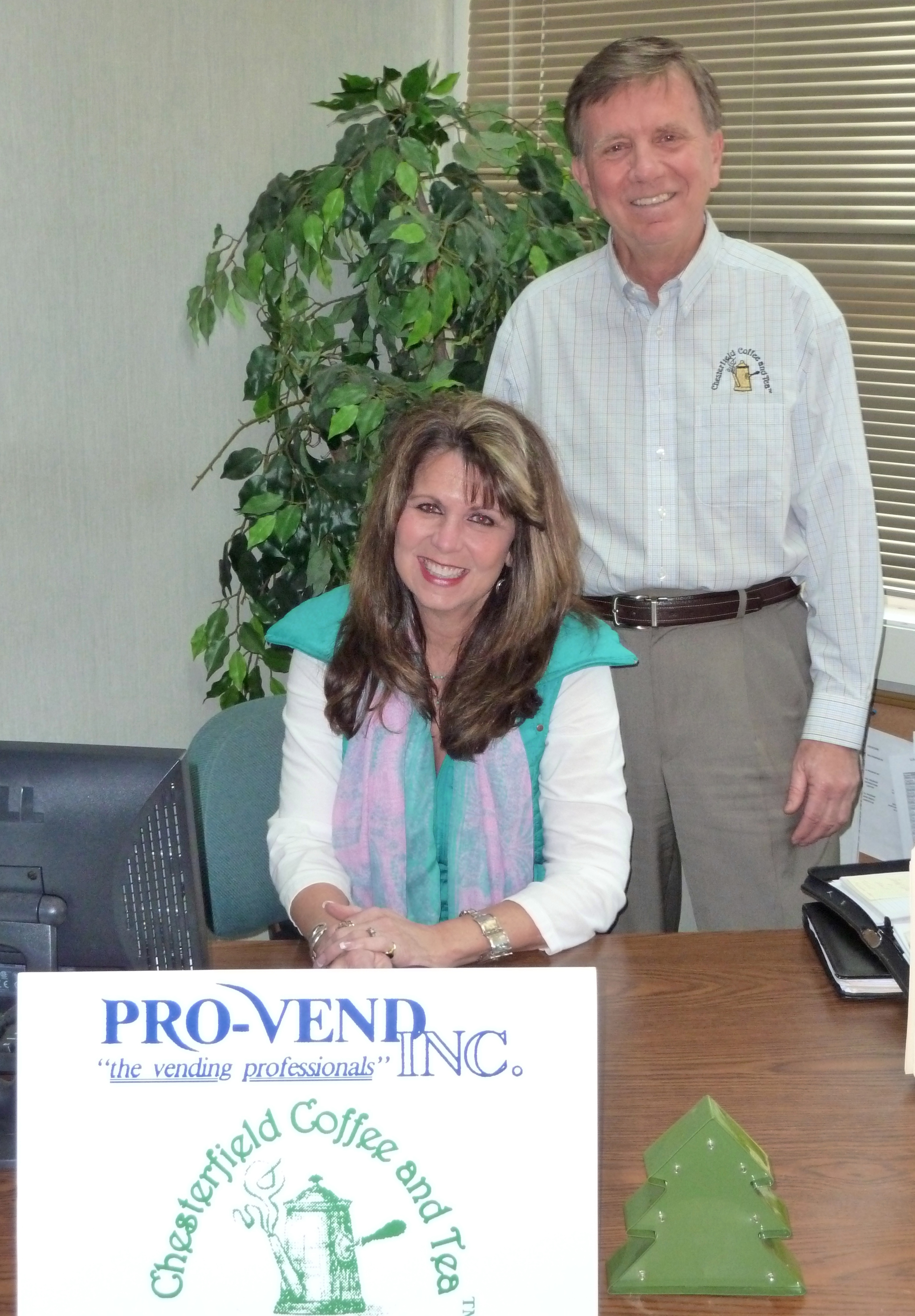 Jerry Triplett, President and General Manager and Pam Keener, Vice President/Sales Manager of Pro-Vend, Inc.