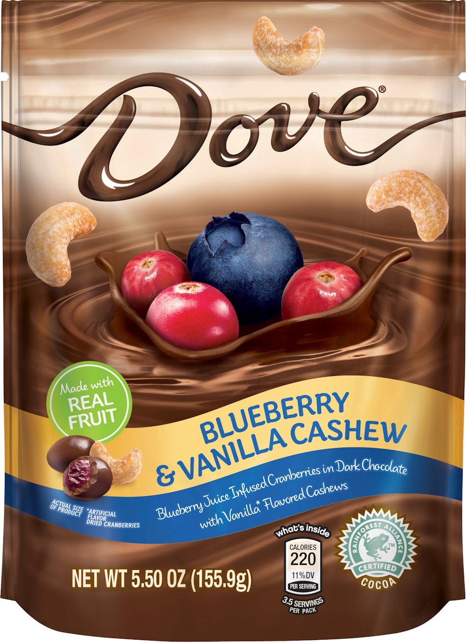 Dove Fruit and Nut Dark Choc Blueberry Vanilla Cashew 57599673212e0