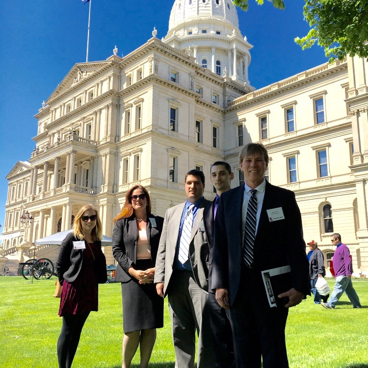 From left: Samantha Malott, Laura Robinson, Stefano Ferri, Chris Andrick & John Veit.