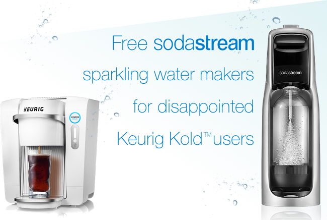 SodaStream Uses Promo To Snatch Keurig Kold Users Vending Market Watch