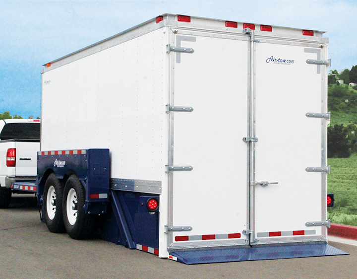 Airtow Trailers Drop Deck Enclosed Trailer From Rock Line Products Inc Vending Market Watch