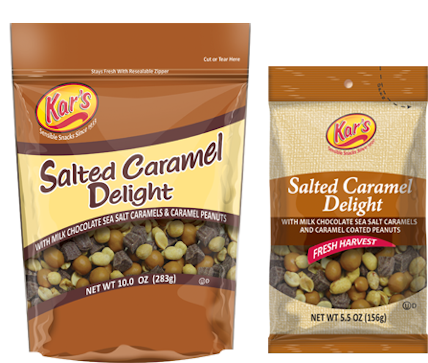 Kars Salted Caramel Delight Mix From Kar Nut Products Co Vending Market Watch 