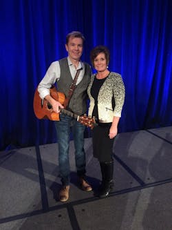 Lionel Cartwright and Karen Webster Lionel Cartwright and Karen Webster