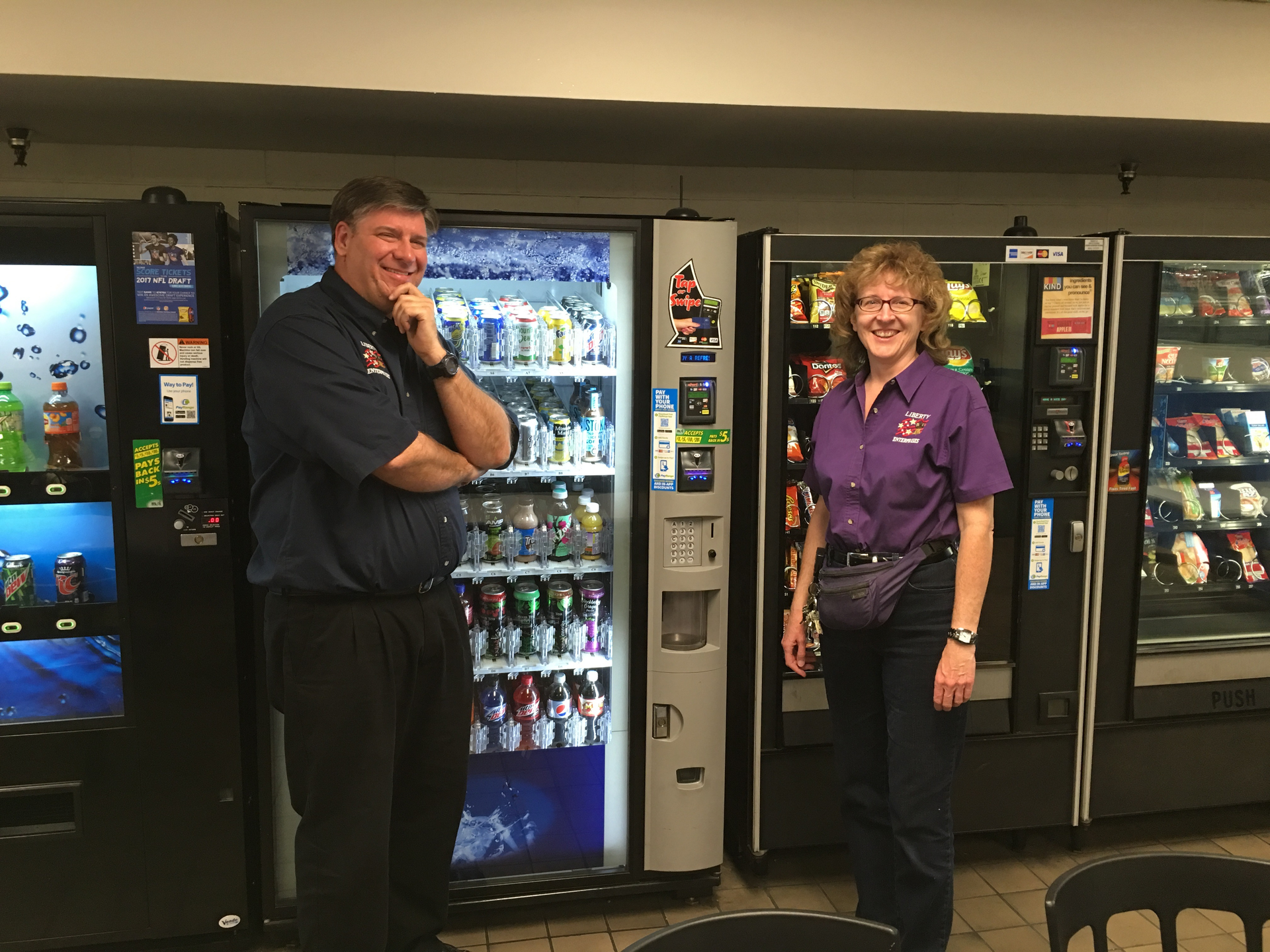 Liberty Enterprises is a family affair. Nelson&rsquo;s wife, Karen (right), runs the operations side and his son, Daniel, has excelled at implementing new merchandising strategies as well as guaranteeing they meet the calorie disclosure regulations taking effect this December.