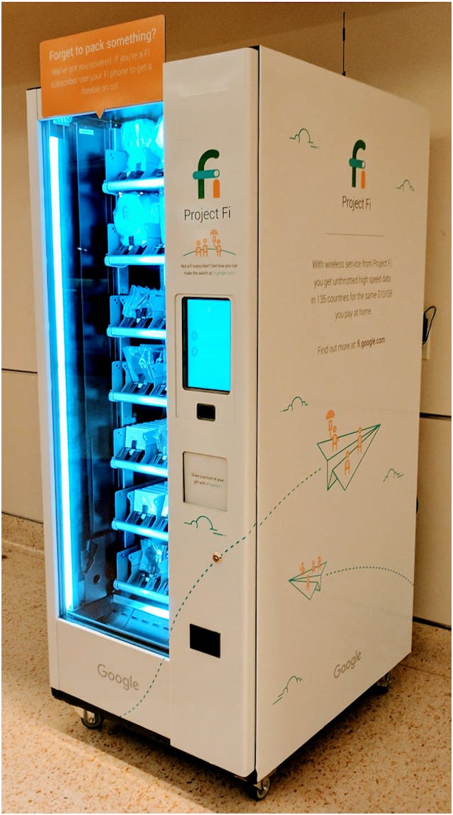 Google Vending Machine Gives Away Free Stuff At San Jose
