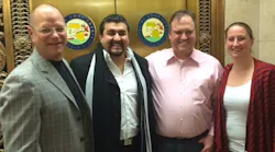 From left: Craig Hesch; Alex Munoz; Donny Anderson and Linda Furlano
