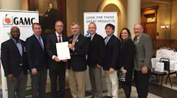 From Left to Right: Andrew Long, Scott Plaisted, Kimble Carter, Rep. Randy Nix, C.J. Carter, William Pendergraft, Kristy Bass, and Rep. Tom McCaul