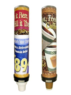 Logoed Cup Dispenser From Tomlinson Industries 58af121286903 Logoed Cup Dispenser From Tomlinson Industries 58af121286903