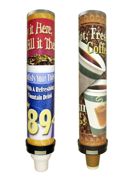 Logoed Cup Dispenser from Tomlinson Industries 58b496309f760