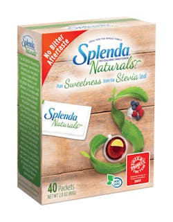 Consumers Vote SPLENDA(R) Naturals Stevia Sweetener #1 Product of the Year for Sweeteners Consumers Vote SPLENDA(R) Naturals Stevia Sweetener #1 Product of the Year for Sweeteners