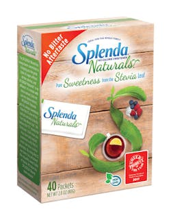 Consumers Vote SPLENDA(R) Naturals Stevia Sweetener #1 Product of the Year for Sweeteners