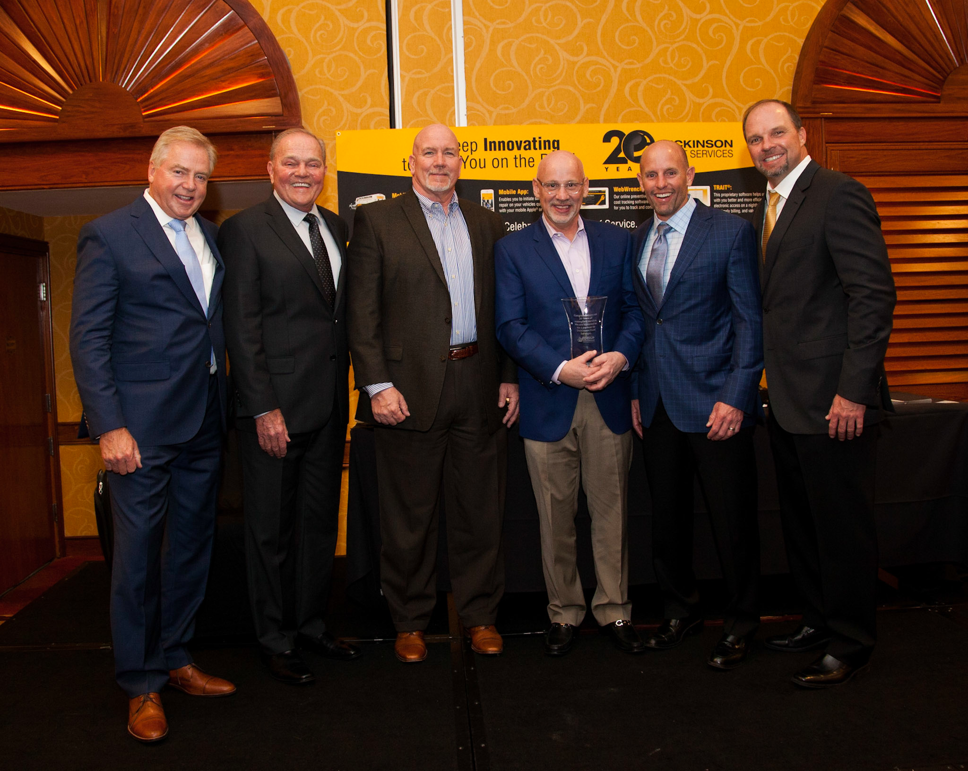 Richard Dickinson &ndash; Dickinson Fleet Services, Robert Dickinson - Dickinson Fleet Services, Ed Kerns - Maxon, Troy Overfelt - Maxon, Mike Dickinson &ndash; Dickinson Fleet Services, Ted Coltrain &ndash; Dickinson Fleet Services