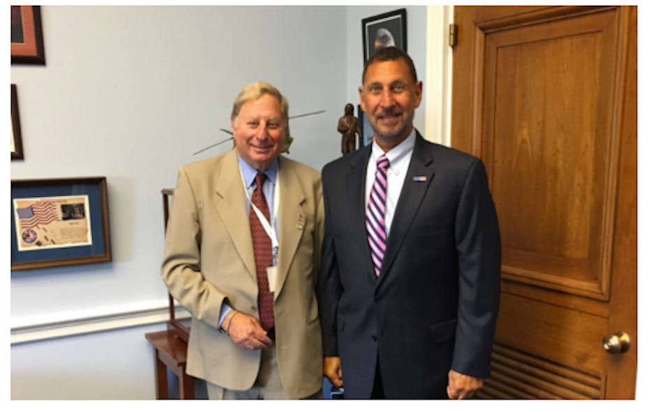 David Gellman of Gellman Associates LLC, left, and Frank A. LoBiondo, Member of Congress Second District, New Jersey.