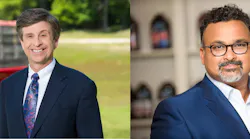 Randy Papadellis, left, and Bobby Chacko, right