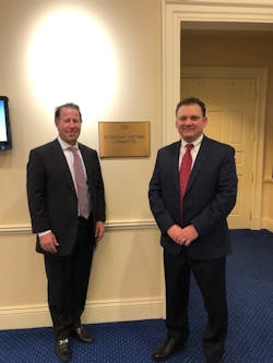 – from left to right – Craig Kushner of Monumental Markets (L) and Steve Boucher of Canteen/Compass (R) – from left to right – Craig Kushner of Monumental Markets (L) and Steve Boucher of Canteen/Compass (R)