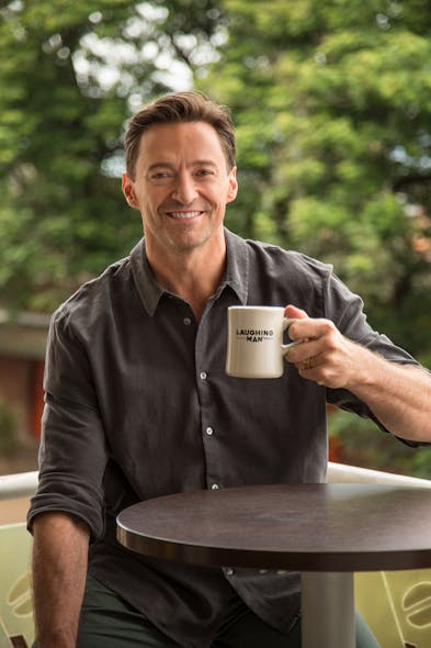 Laughing Man&circledR; Coffee and Hugh Jackman Inspire Consumers to &apos;Make Every Cup Count&apos; in Support of Coffee Farming Communities