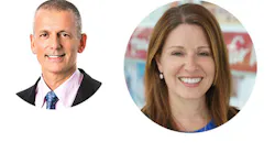 Left: Luca Mignini, chief operating officer; Emily Waldorf, senior vice president, Corporate Strategy