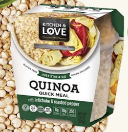 Quinoa Quick Meal - with artichoke & roasted pepper Quinoa Quick Meal - with artichoke & roasted pepper