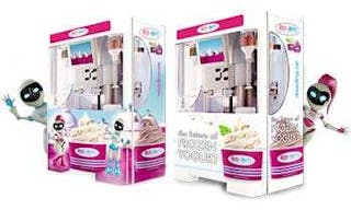 Frozen yogurt robot machine franchise sale