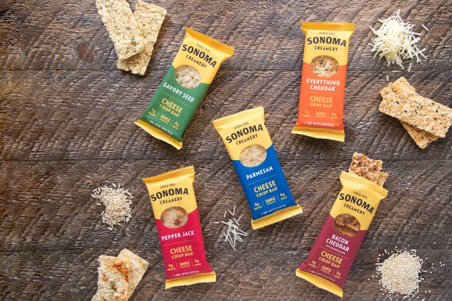 Sonoma&circledR; Cheese Crisp Bars&trade; Debuting at Dot Foods Innovations 2018