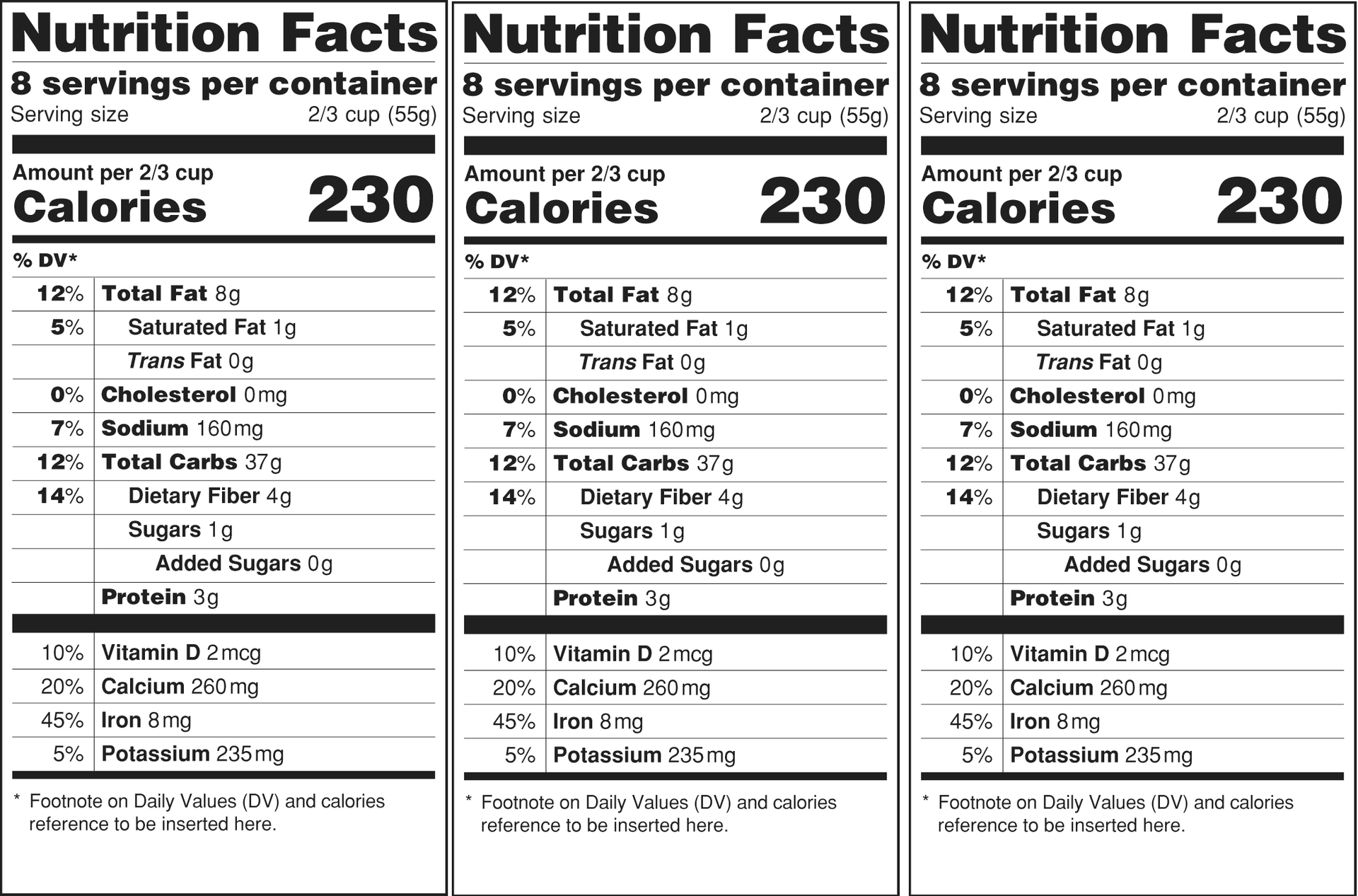 Nutrition Label 5af071e0e66a5