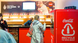 Coke is piloting the recycling kiosks this week at the 2018 Special Olympics USA Games in Seattle.
