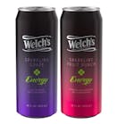 Welch&apos;s Sparkling Plus Energy is available in two bold flavors, Sparkling Grape and Sparkling Fruit Punch, with a suggested retail price of $2.19 for a 16 oz. can.