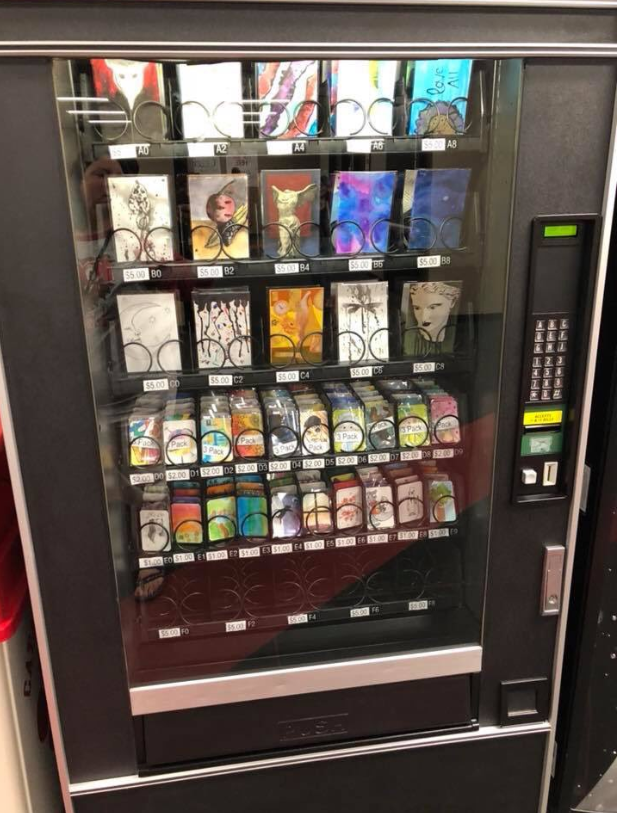 School Vending Machine Sells Art Vending Market Watch