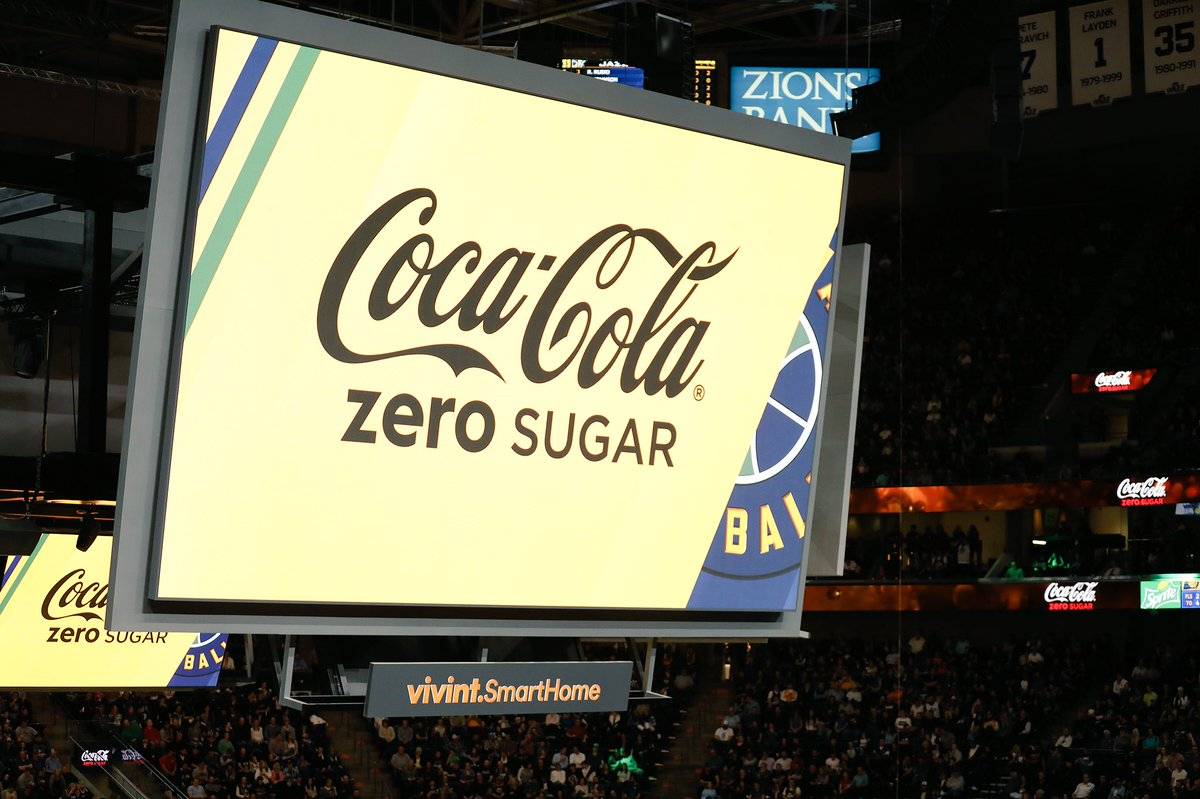 Utah Jazz, Vivint Arena, Coca-Cola and Swire Coca-Cola, USA