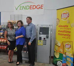 Rep. Karen Handel, center, met Vendedge employees and owners, Sandy Thorton, far right, and Dennis Thorton, as a result of the NAMA Fly-In.