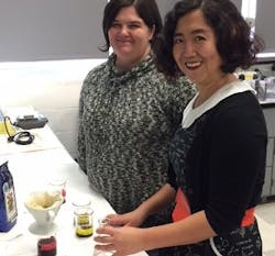 Authors Megan Fuller (left) and Niny Rao (right) in their lab at Jefferson (Philadelphia University + Thomas Jefferson University) Authors Megan Fuller (left) and Niny Rao (right) in their lab at Jefferson (Philadelphia University + Thomas Jefferson University)