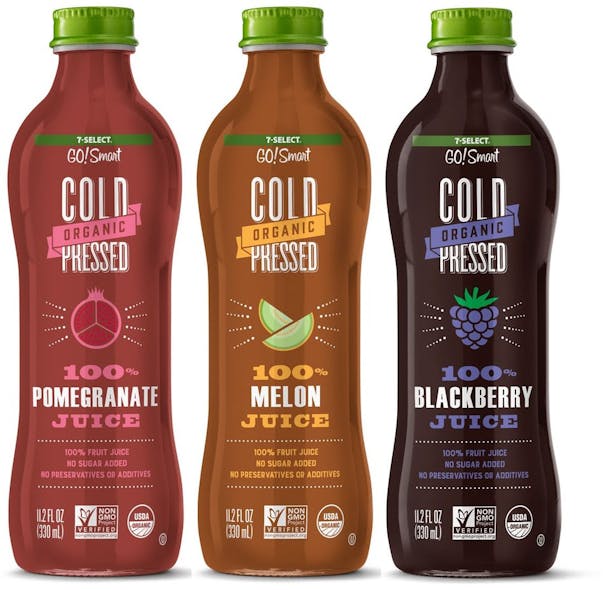 7-Eleven is back with new varieties of its 7-Select GO!Smart&trade; organic cold-pressed juice &ndash; this time in 100 percent single juice varieties. While orange and apple juice can be found anywhere, the new 7-Select GO!Smart 100 percent fruit juices are unusual varieties that aren&rsquo;t typically found in every grocery and convenience store.