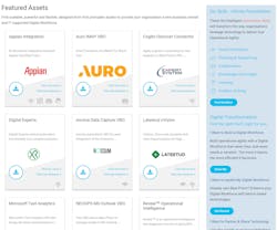 The Blue Prism Digital Exchange gives customers a one-stop shop and direct access to artificial intelligence (AI), cognitive and disruptive technologies, helping deliver intelligent automation capabilities with just a few clicks of a mouse. The Blue Prism Digital Exchange gives customers a one-stop shop and direct access to artificial intelligence (AI), cognitive and disruptive technologies, helping deliver intelligent automation capabilities with just a few clicks of a mouse.