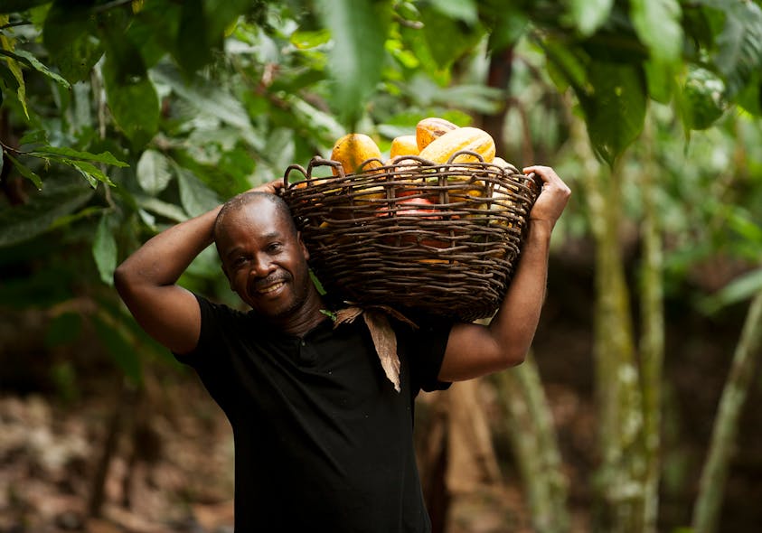 Fortin Bley is an Ivorian cocoa farmer and chairperson of Fairtrade Africa&rsquo;s West African Network
