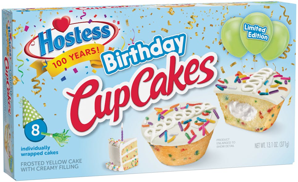 Hostess&circledR; Birthday CupCakes