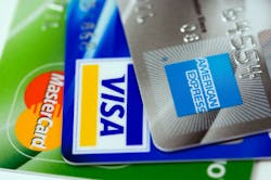 6134 Close Up Of Three Credit Cards Pv